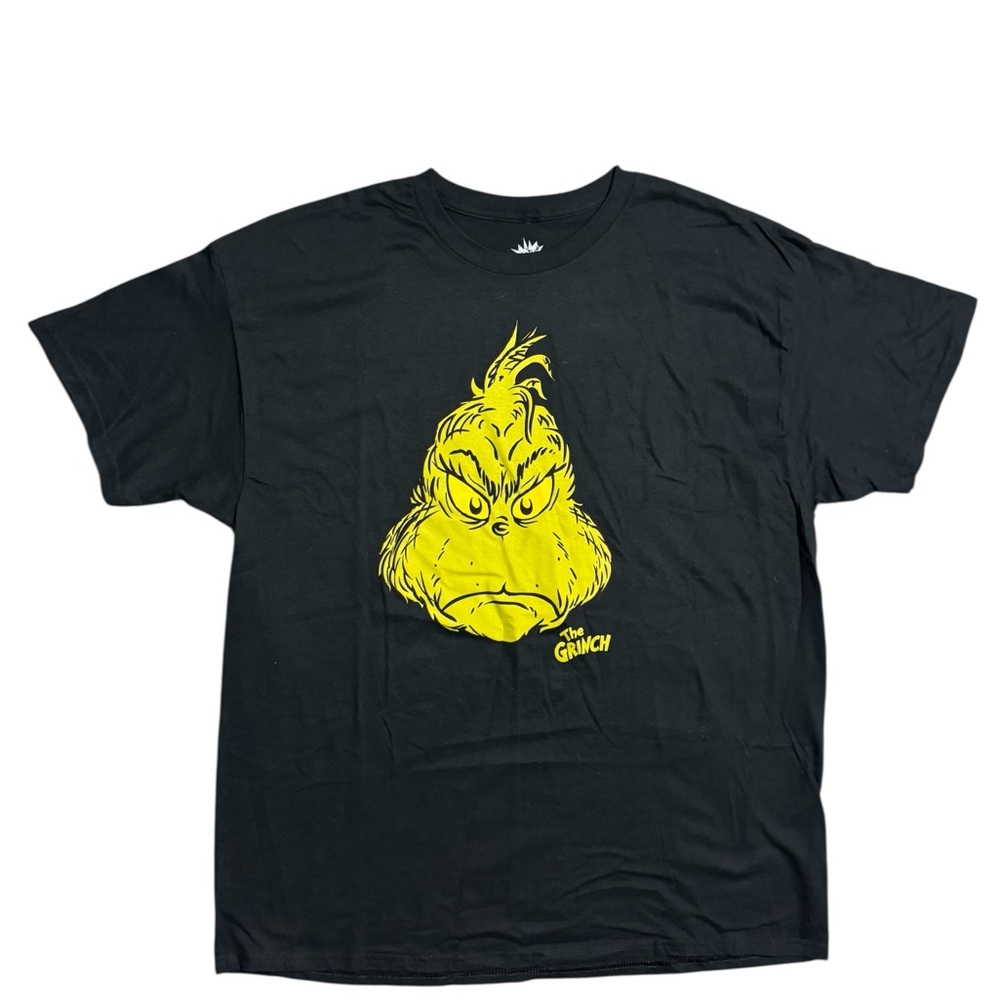 The GRINCH Black Graphic DR SEUSS T-Shirt – Men’s XL – Brand New